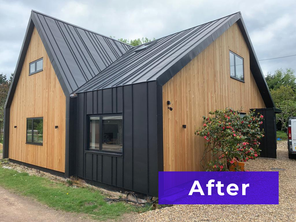 Suffolk bungalow after refurbishment