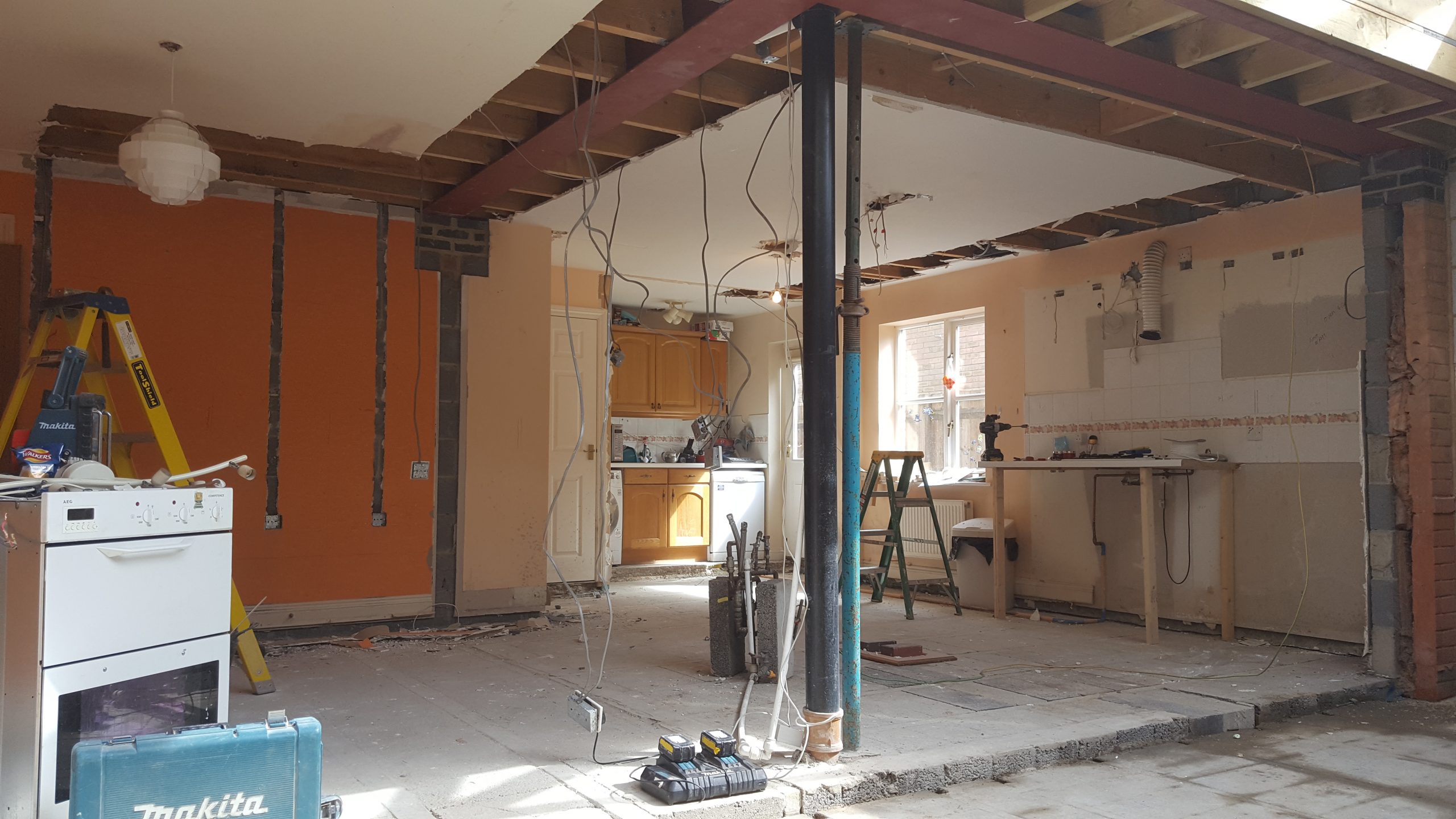 Extension being built