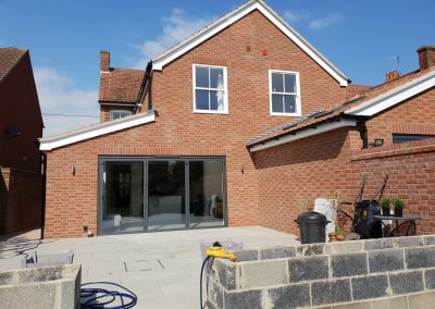 Woodbridge house being built