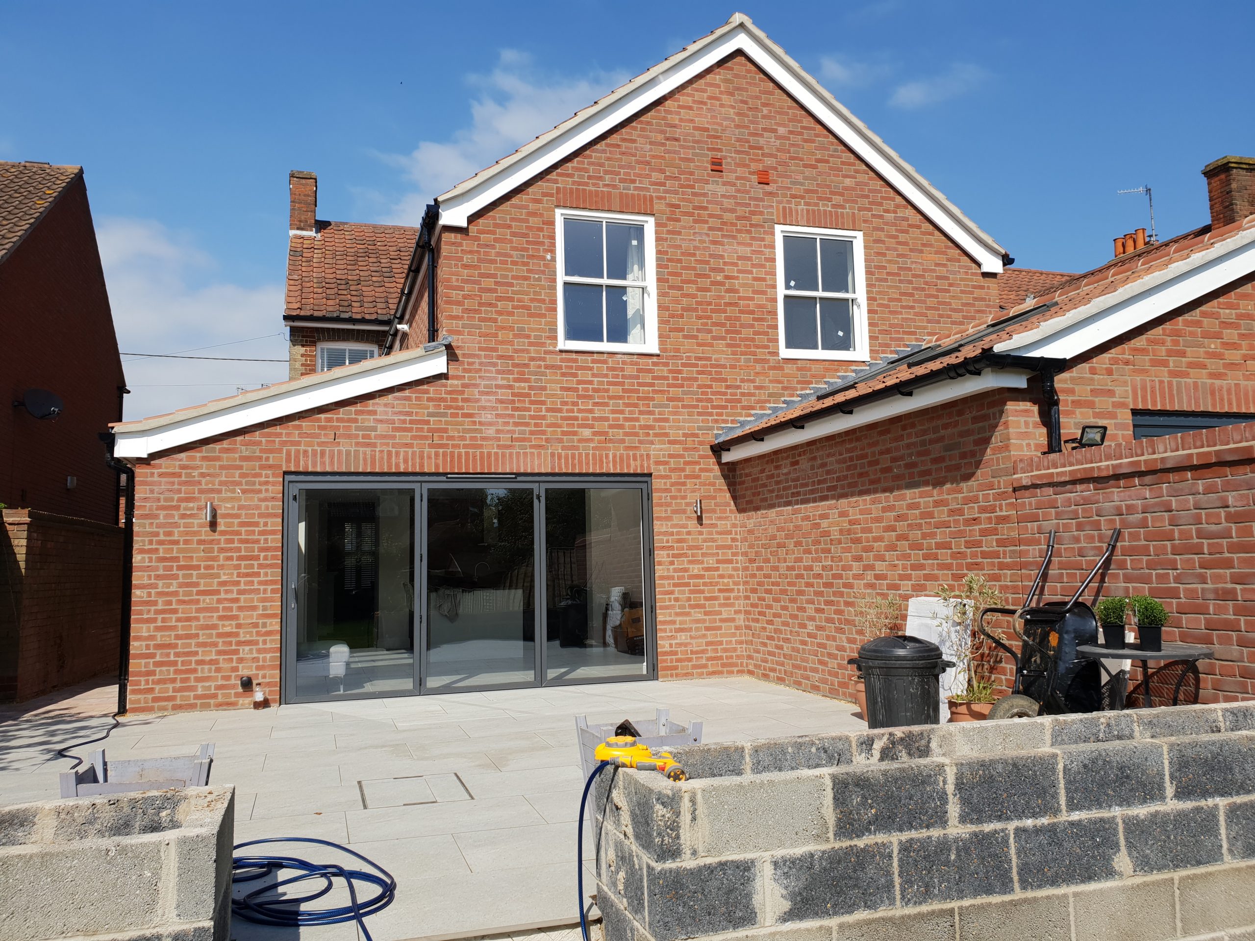 Woodbridge house being built