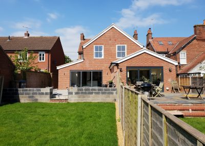 Work by builders in suffolk