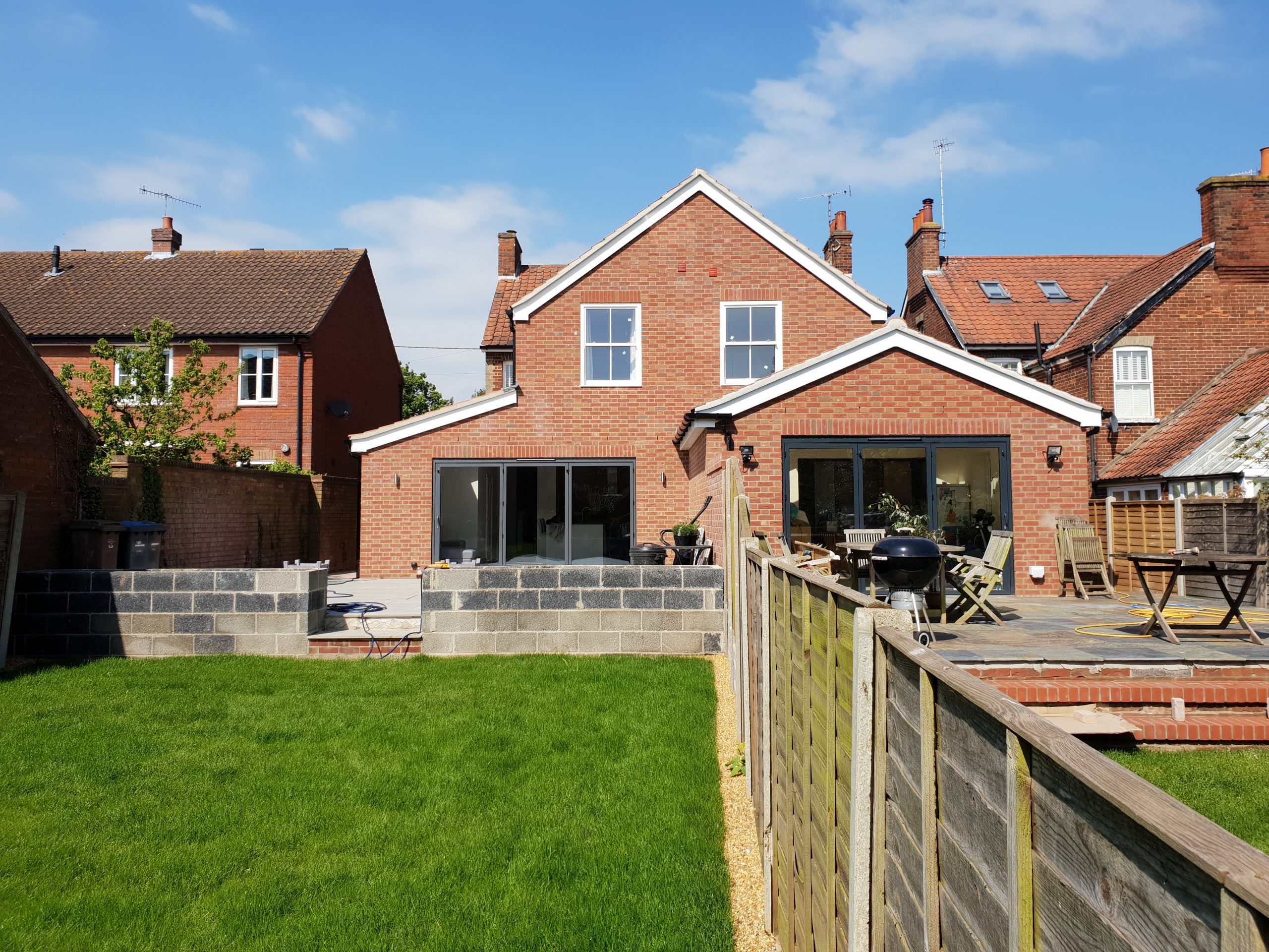 Work by builders in suffolk