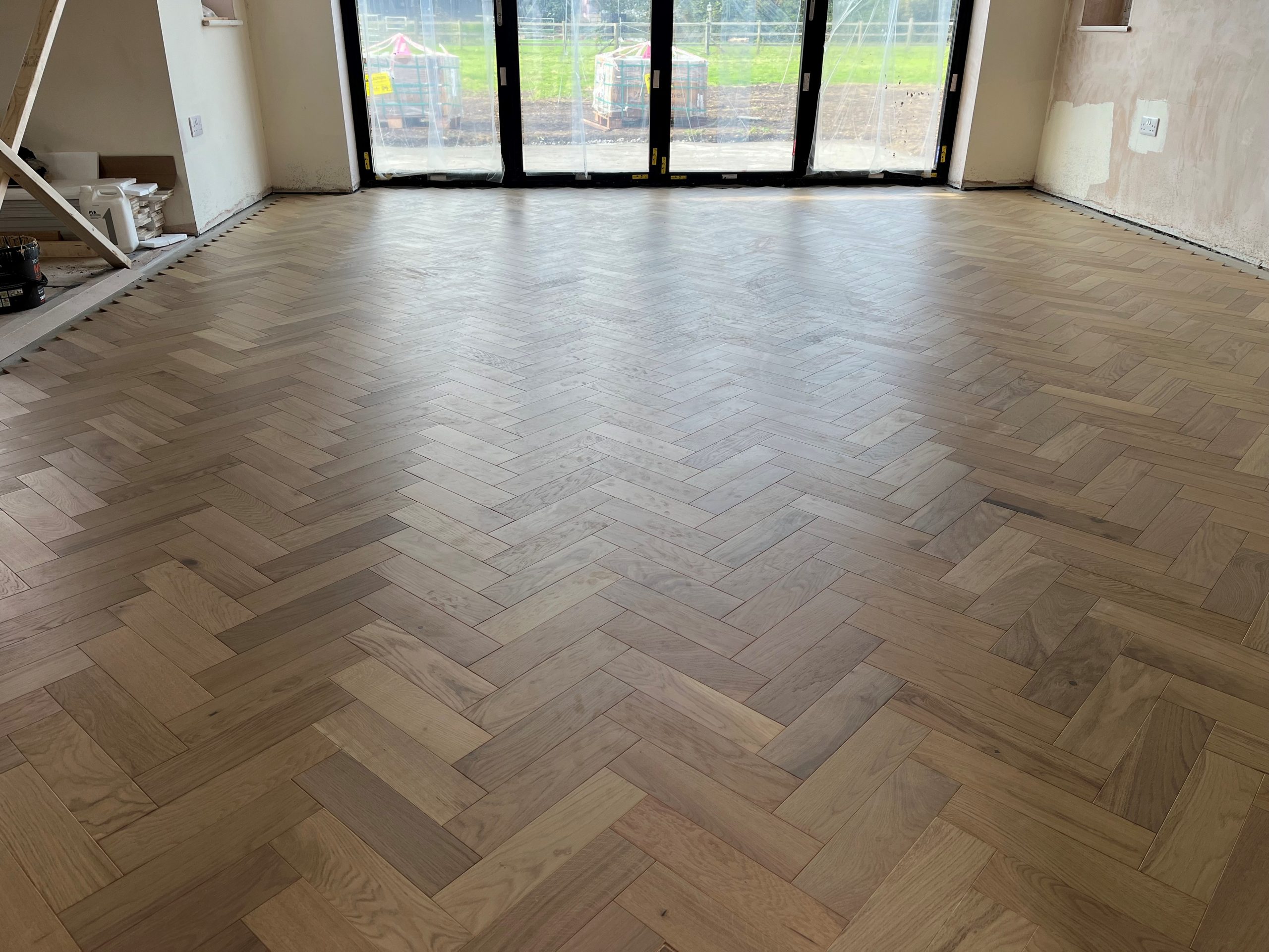 Herringbone flooring